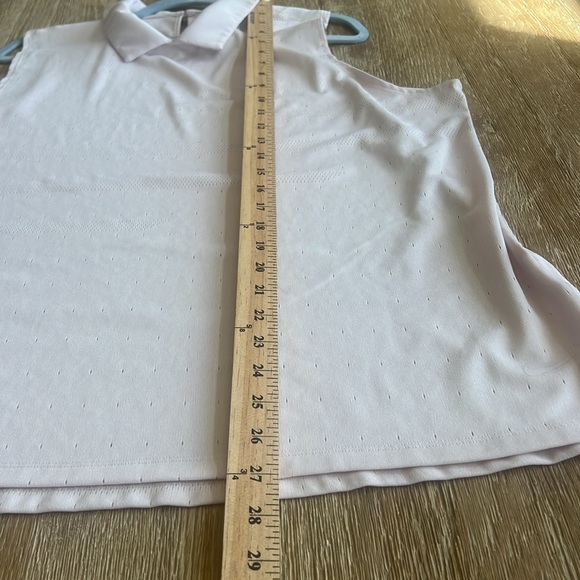 NIKE WMNS DRI FIT POLO SHIRT BLEND ACE SLEEVELESS COLLARED GOLF POLO JAQUARD XXL - Picture 8 of 13